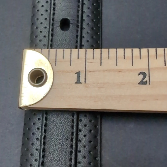 PGA Tour Men's Black Bonded/Ooze Leather Dress Belt,30/75. - Picture 9 of 9